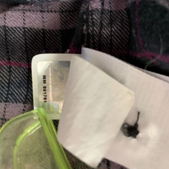 THE NORTH FACE plaid shirt top button down womens S - Picture 6 of 7